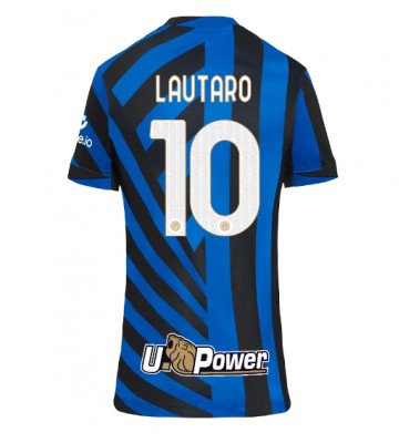 Inter Milan Lautaro Martinez #10 Hemmatröja Kvinnor 2024-25 Kortärmad